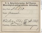 Etiketten zu Granat (NHMW-MIN-Ah273)